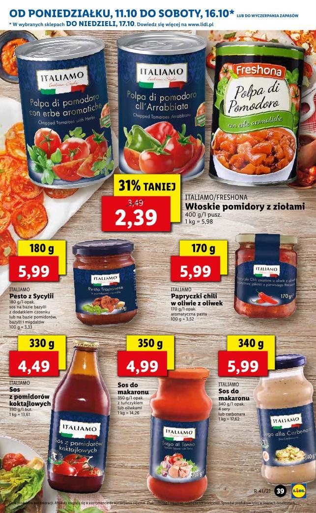 Gazetka promocyjna Lidl do 13/10/2021 str.39