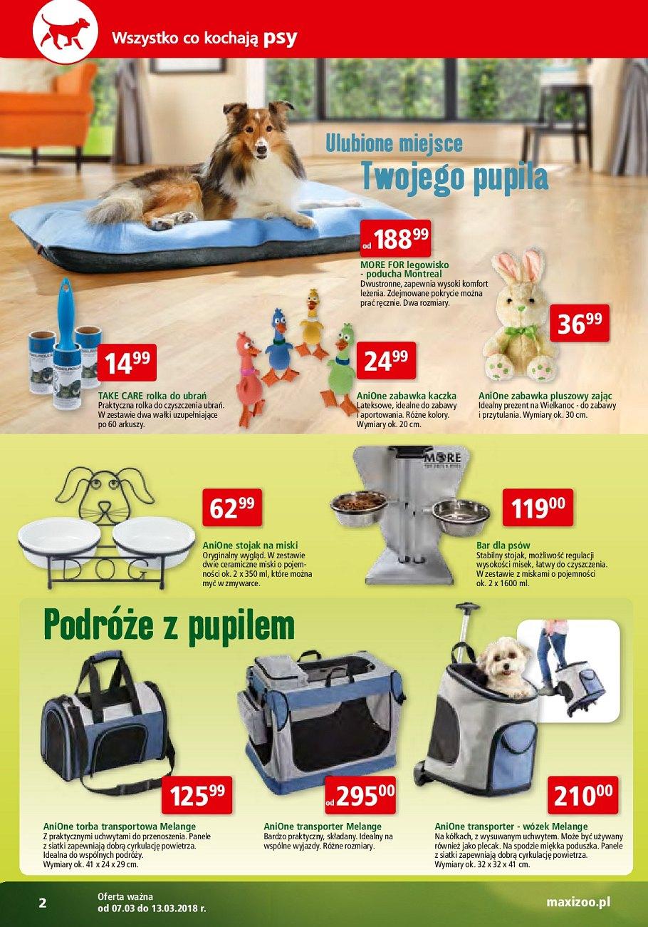 Gazetka promocyjna Maxi Zoo do 13/03/2018 str.2