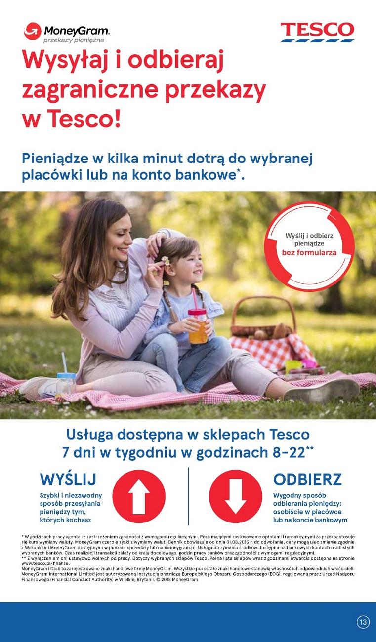 Gazetka promocyjna Tesco do 22/08/2018 str.13