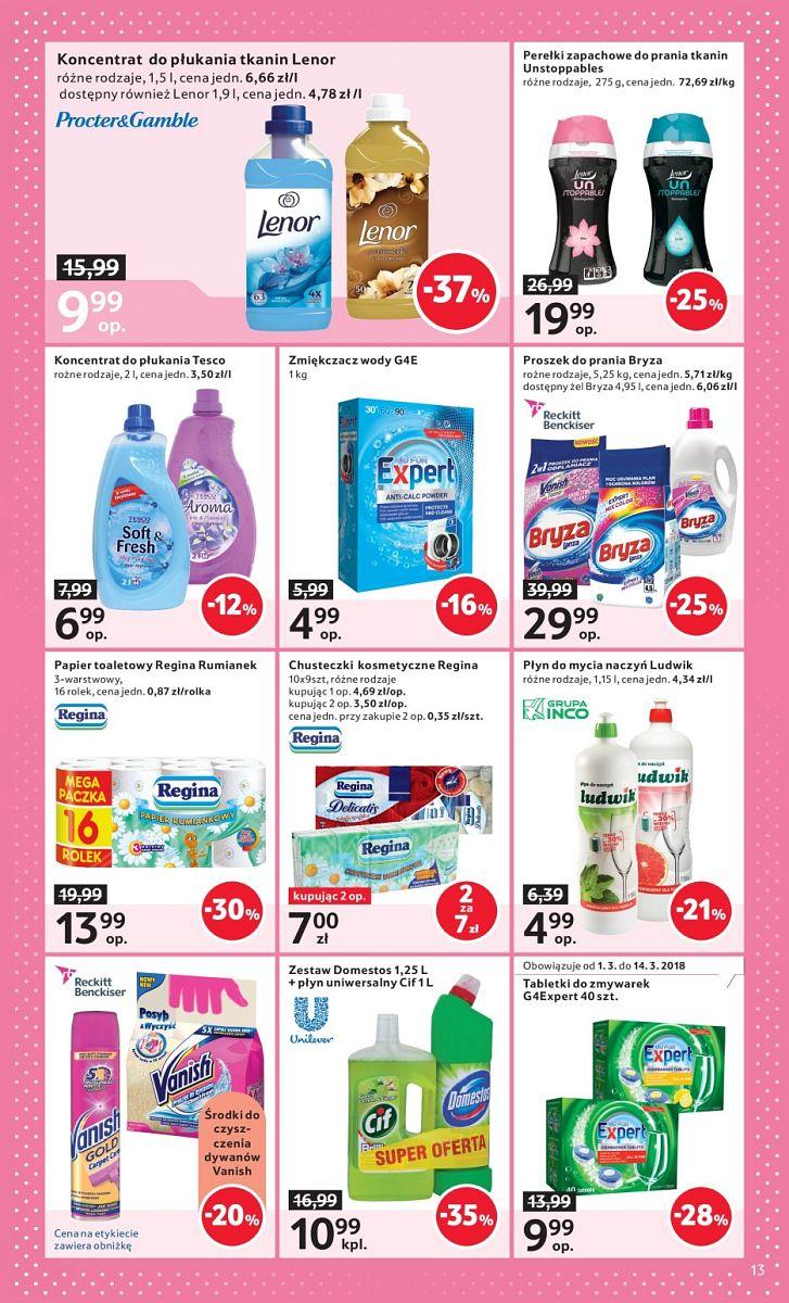 Gazetka promocyjna Tesco do 14/03/2018 str.13