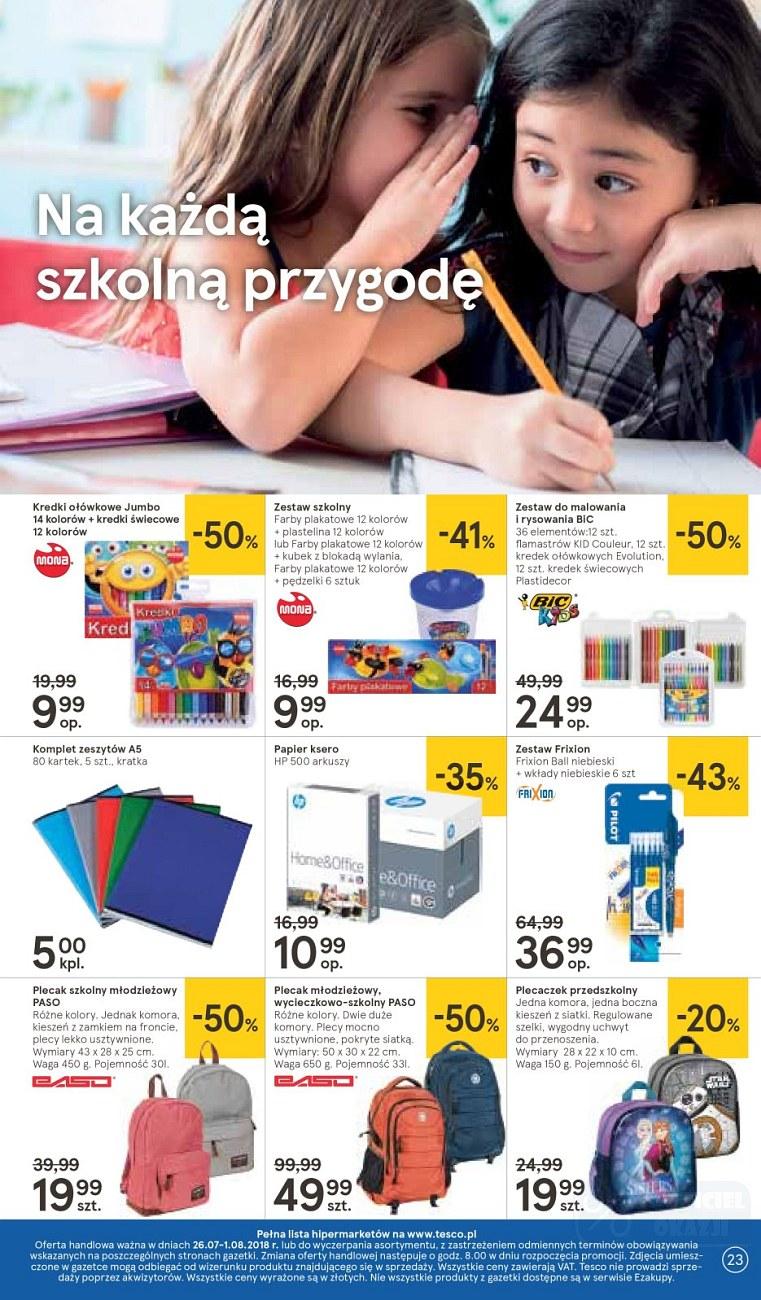 Gazetka promocyjna Tesco do 01/08/2018 str.23