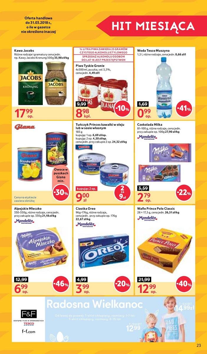 Gazetka promocyjna Tesco do 31/03/2018 str.23