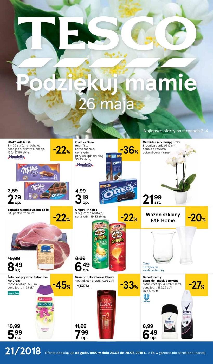 Gazetka promocyjna Tesco do 30/05/2018 str.1
