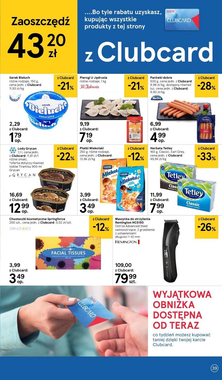 Gazetka promocyjna Tesco do 16/05/2018 str.39