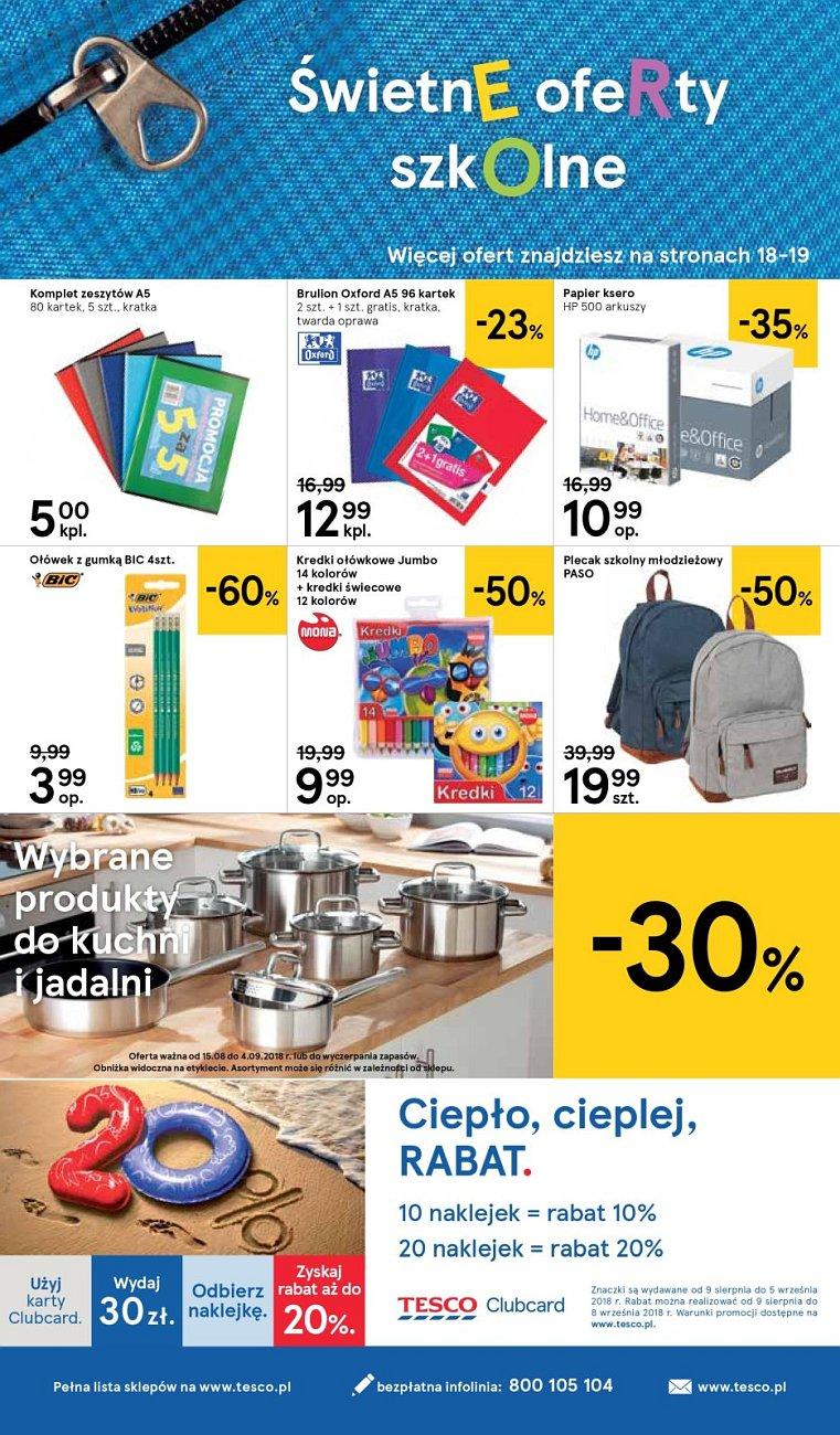 Gazetka promocyjna Tesco do 22/08/2018 str.20