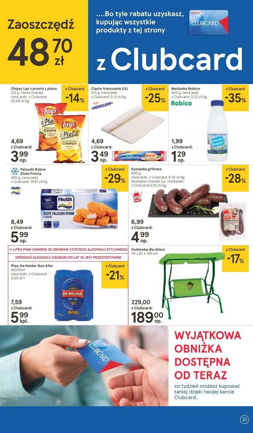 Gazetka promocyjna Tesco do 23/05/2018 str.31