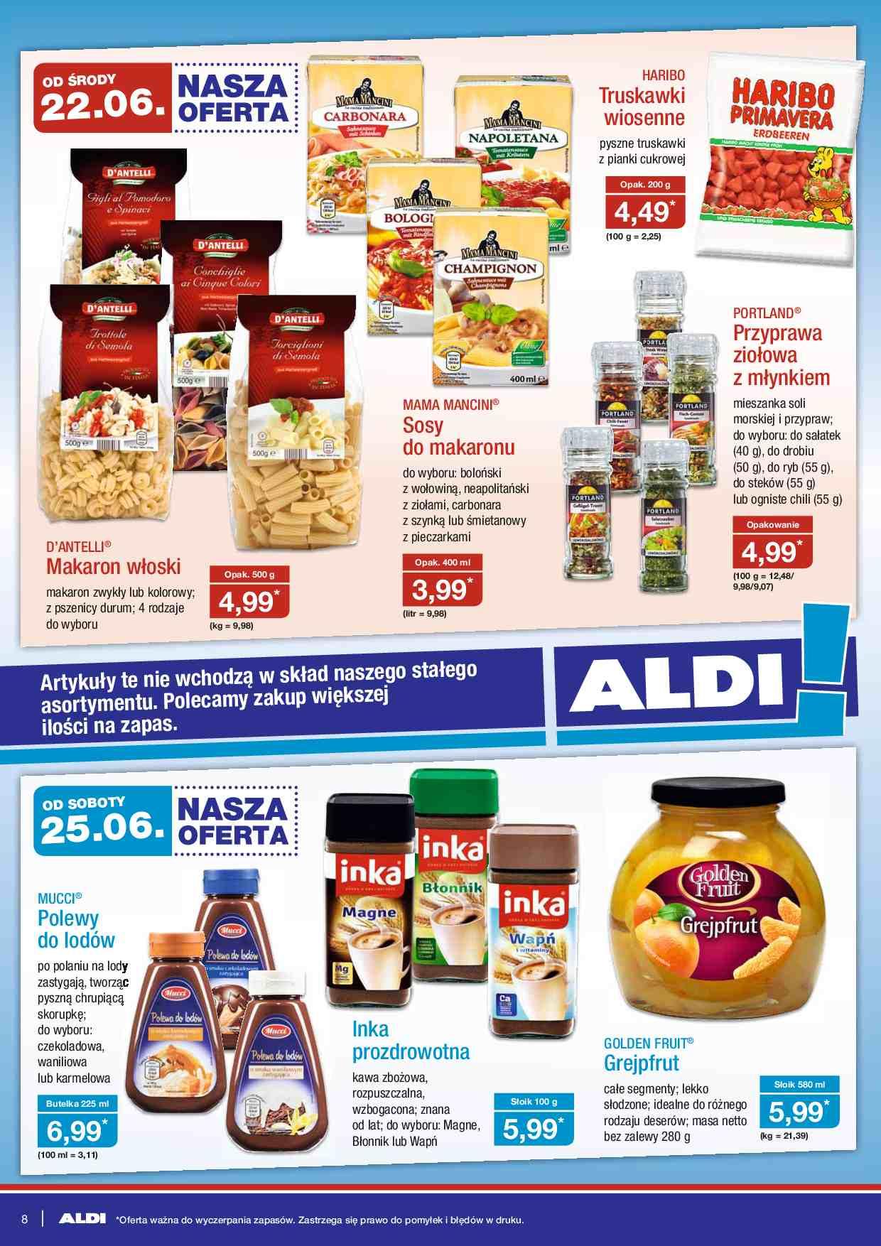 Gazetka Promocyjna I Reklamowa ALDI, "Aktualna Oferta", Od 20/06/2016 ...