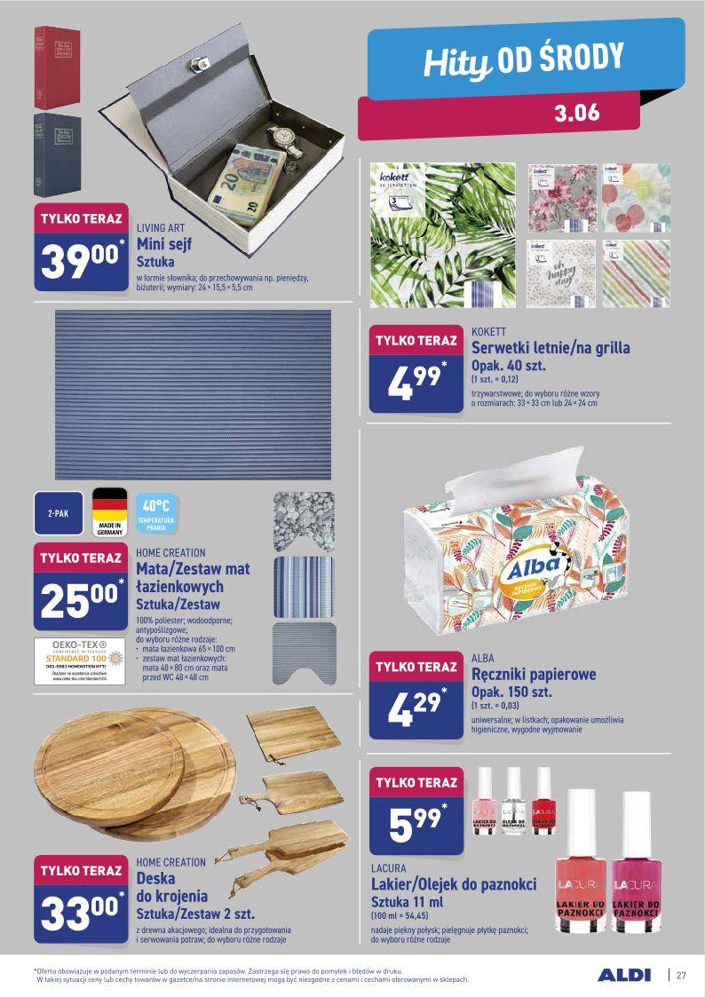 Gazetka promocyjna ALDI do 06/06/2020 str.27