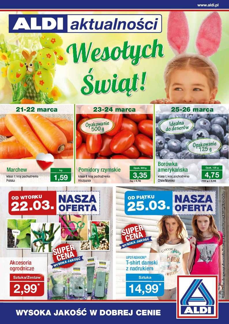 Gazetka promocyjna ALDI do 26/03/2016 str.1