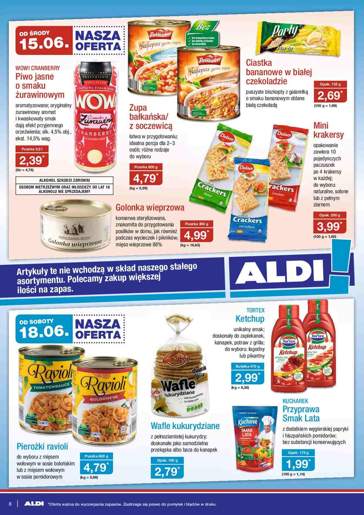 Gazetka Promocyjna I Reklamowa ALDI, "Aktualna Oferta", Od 13/06/2016 ...