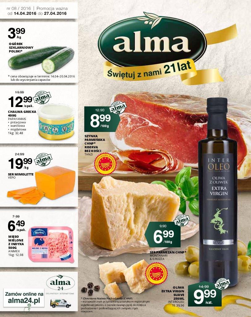 Gazetka promocyjna Alma Market do 27/04/2016 str.0