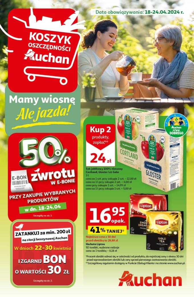 Gazetka promocyjna Auchan do 24/04/2024 str.0