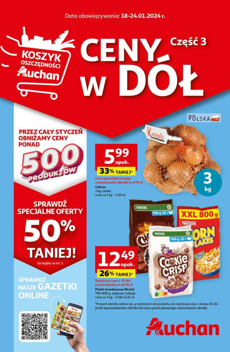 Gazetka promocyjna Auchan do 24/01/2024 str.0