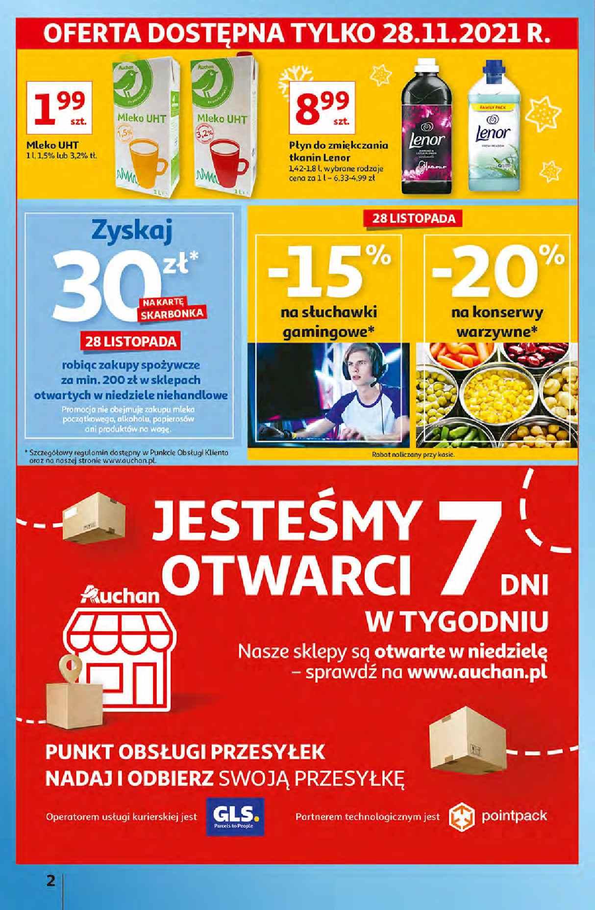Gazetka promocyjna Auchan do 01/12/2021 str.1