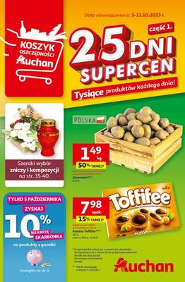 Auchan gazetka  - od 05/10/2023 do 11/10/2023
