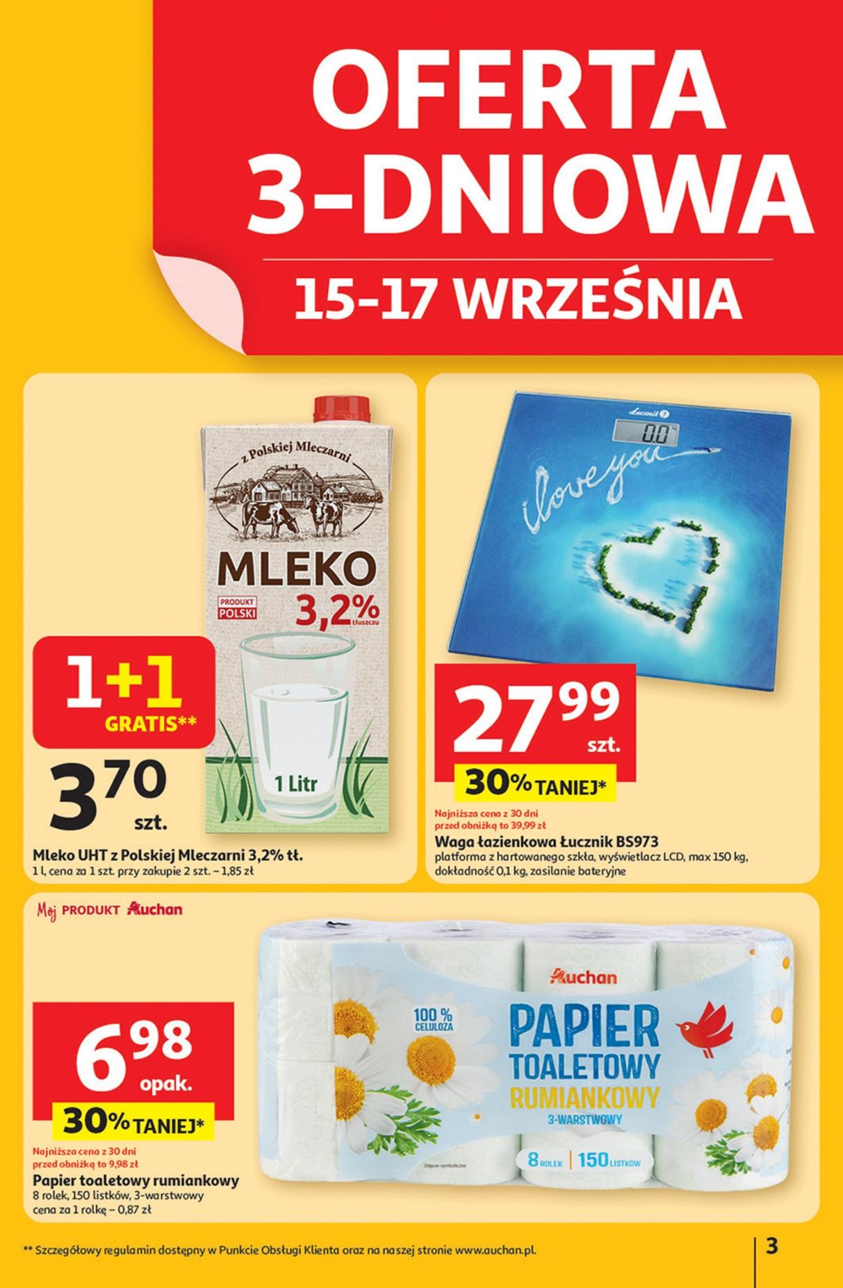 Gazetka promocyjna Auchan do 17/09/2025 str.3