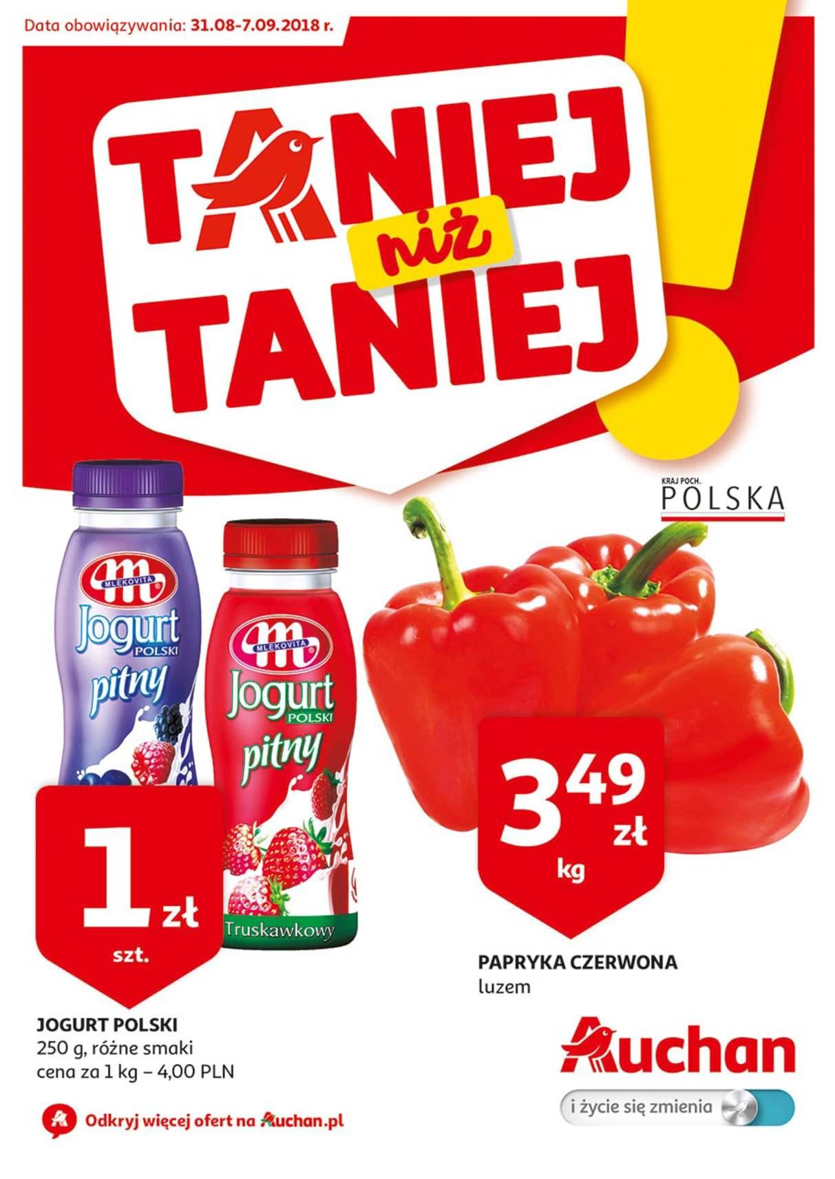 Gazetka promocyjna Auchan do 07/09/2018 str.1