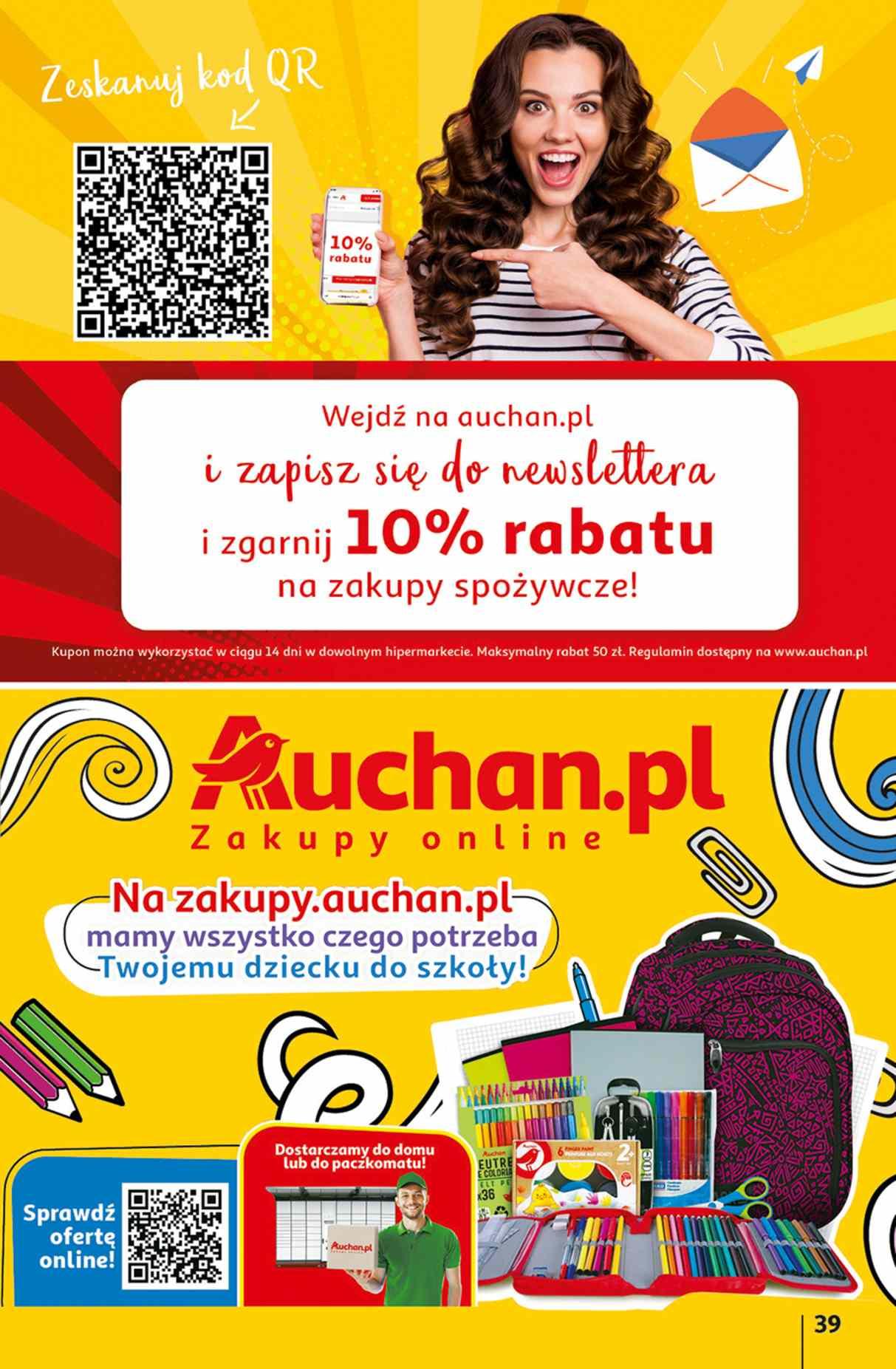 Gazetka promocyjna Auchan do 24/08/2022 str.39
