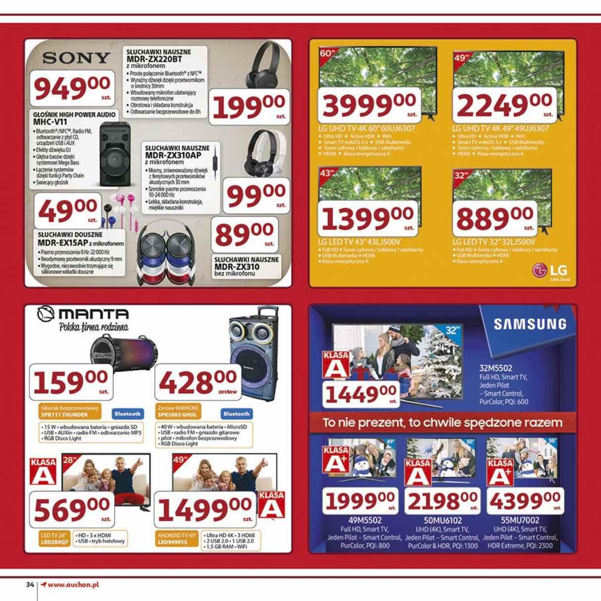 Gazetka promocyjna Auchan do 14/12/2017 str.34