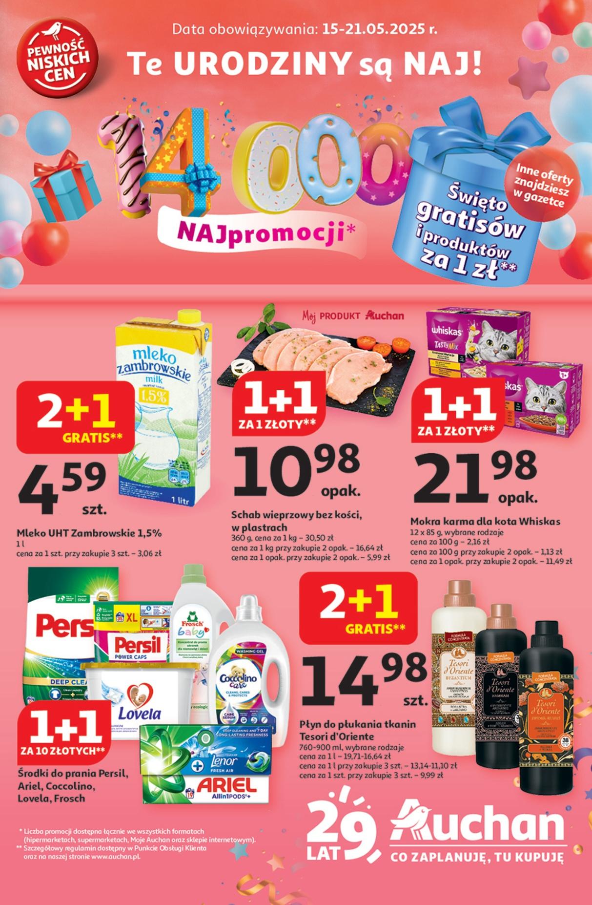Gazetka promocyjna Auchan do 21/05/2025 str.1