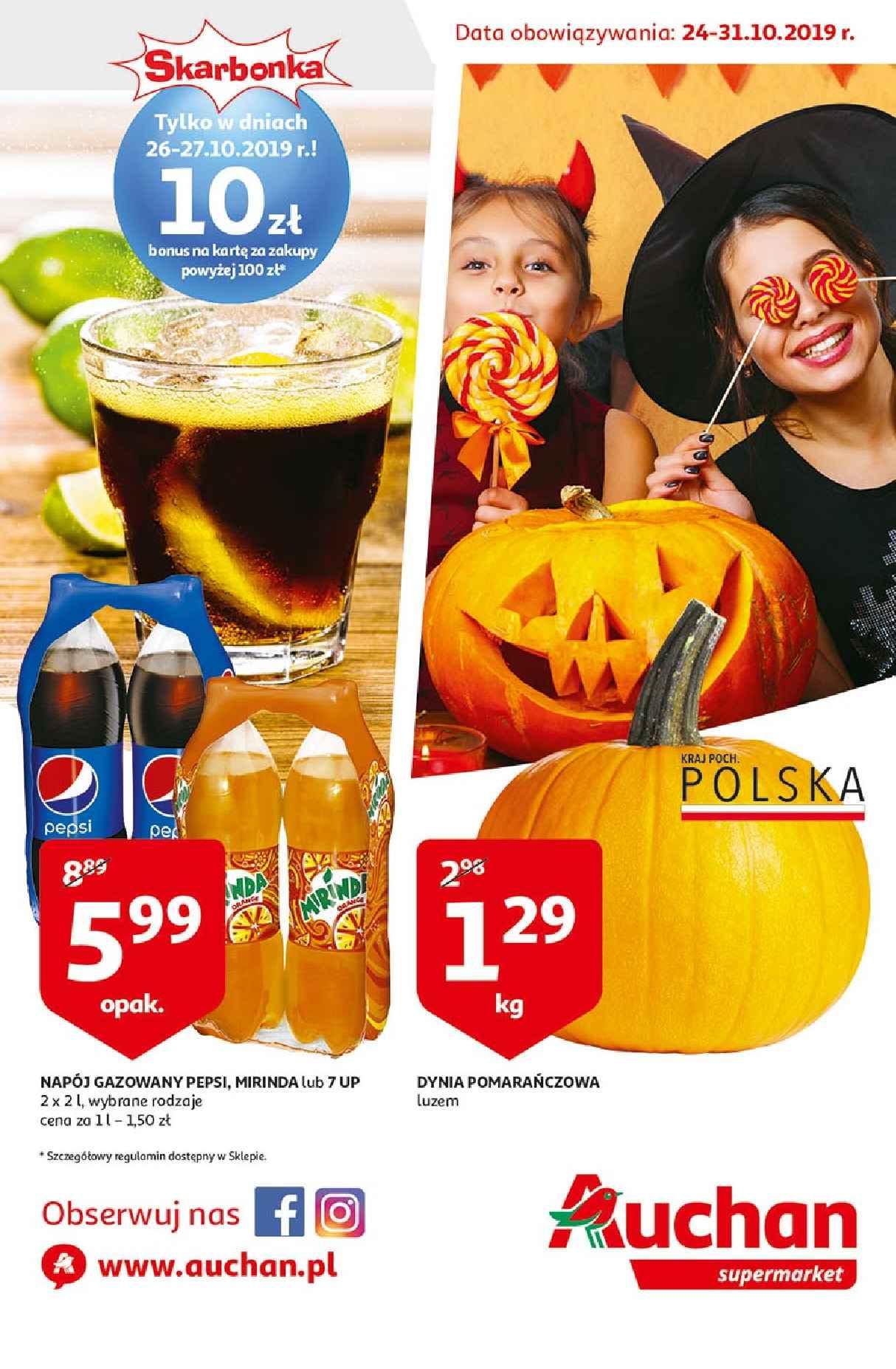 Gazetka promocyjna Auchan do 31/10/2019 str.1