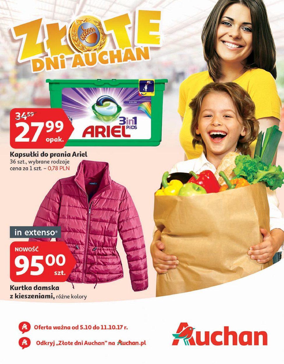 Gazetka promocyjna Auchan do 11/10/2017 str.1