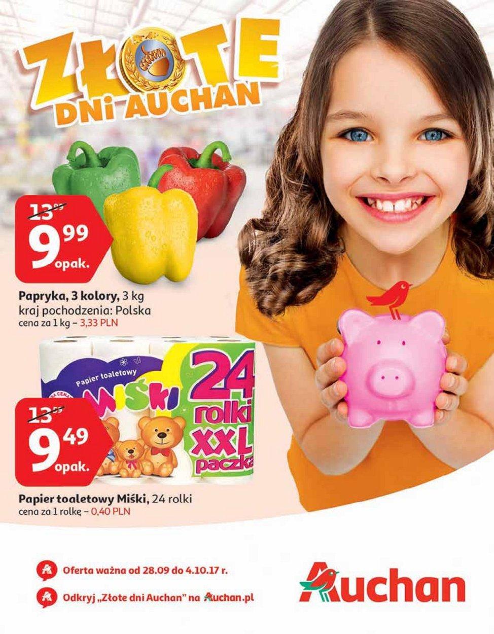 Gazetka promocyjna Auchan do 04/10/2017 str.0
