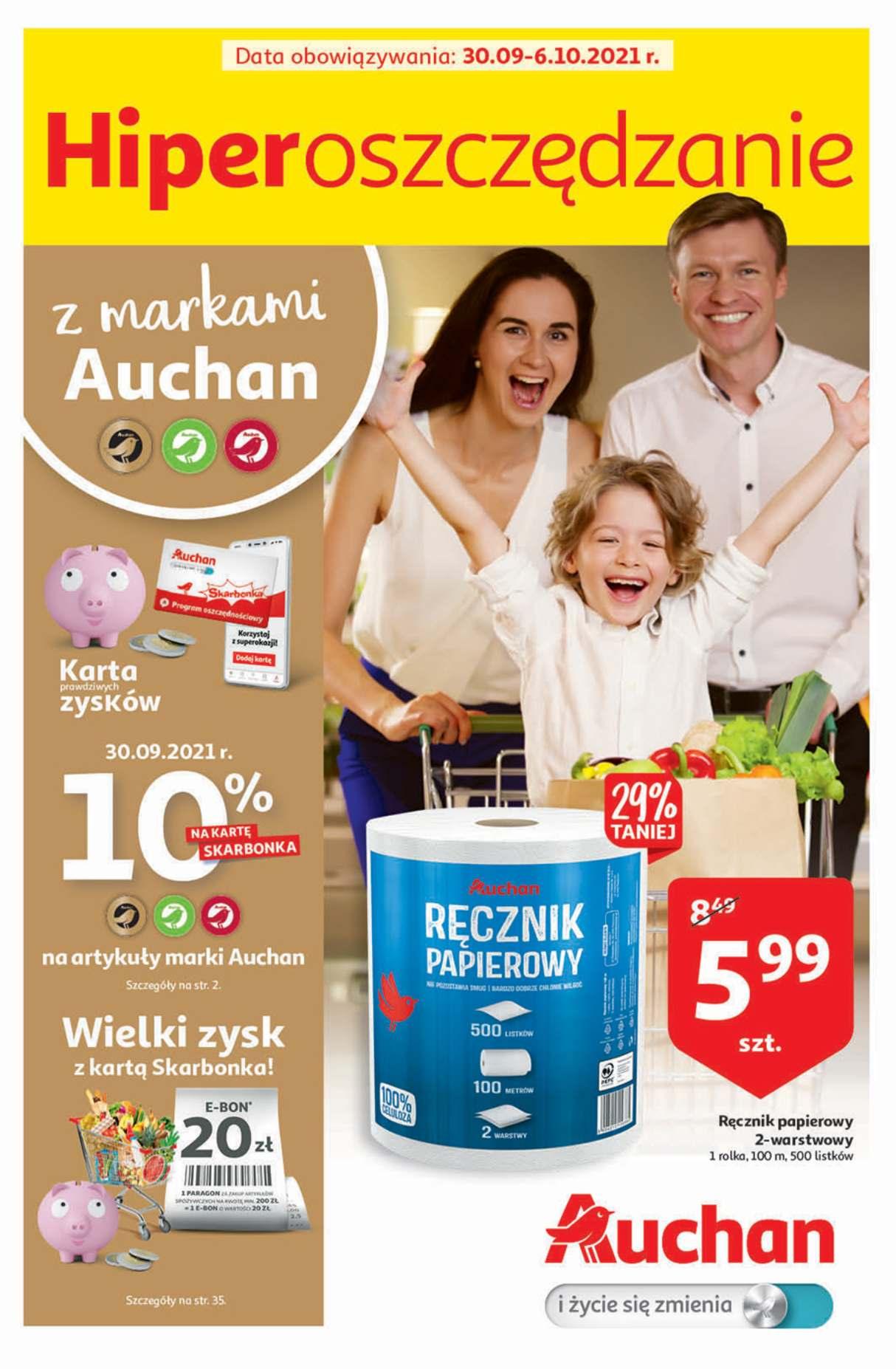 Gazetka promocyjna Auchan do 06/10/2021 str.0