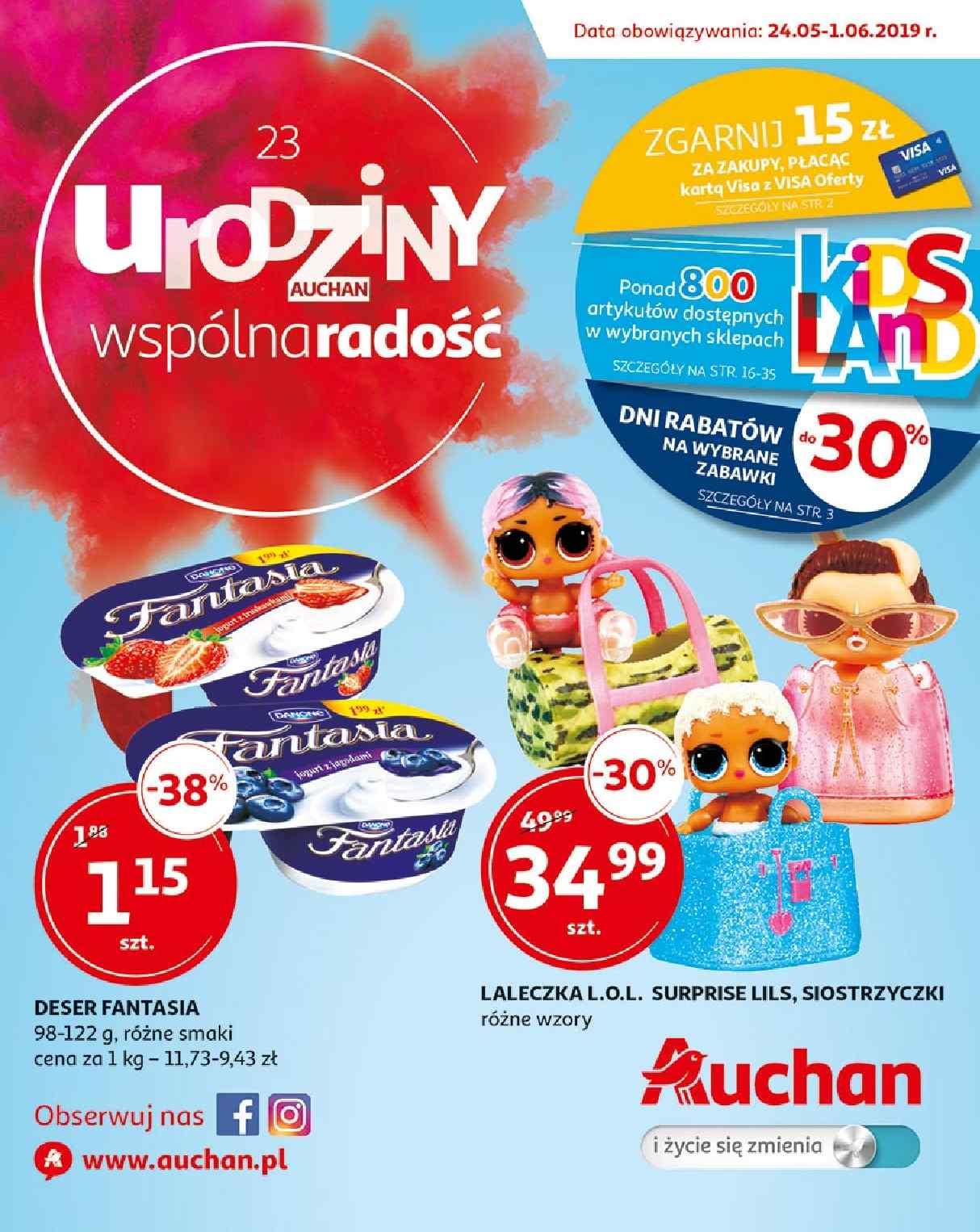 Gazetka promocyjna Auchan do 01/06/2019 str.1