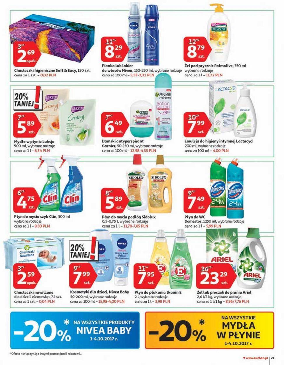 Gazetka promocyjna Auchan do 04/10/2017 str.21