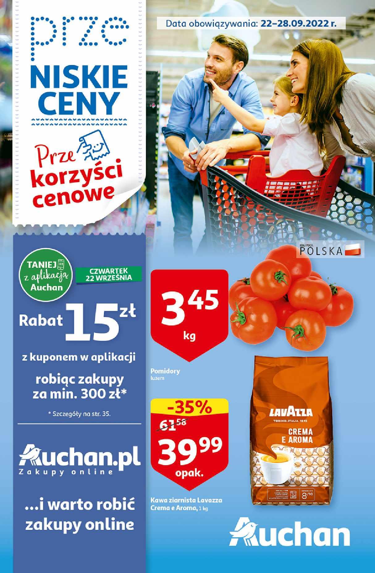 Gazetka promocyjna Auchan do 28/09/2022 str.1