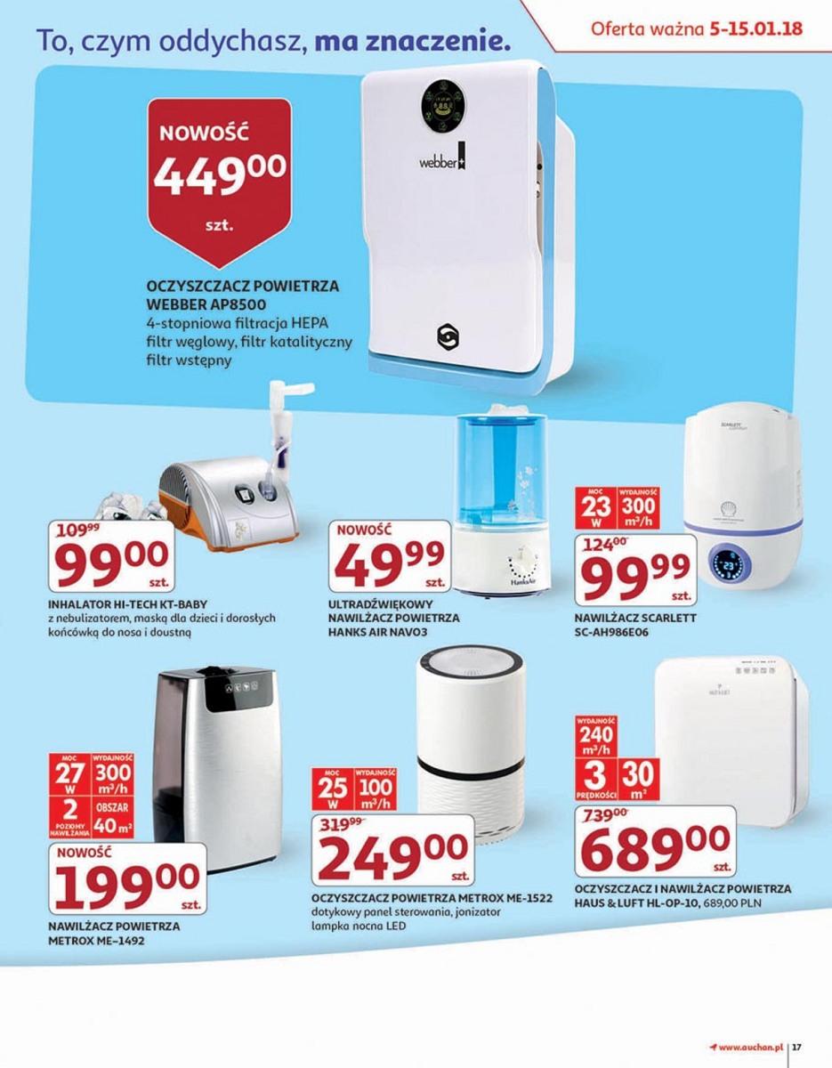 Gazetka promocyjna Auchan do 15/01/2018 str.17