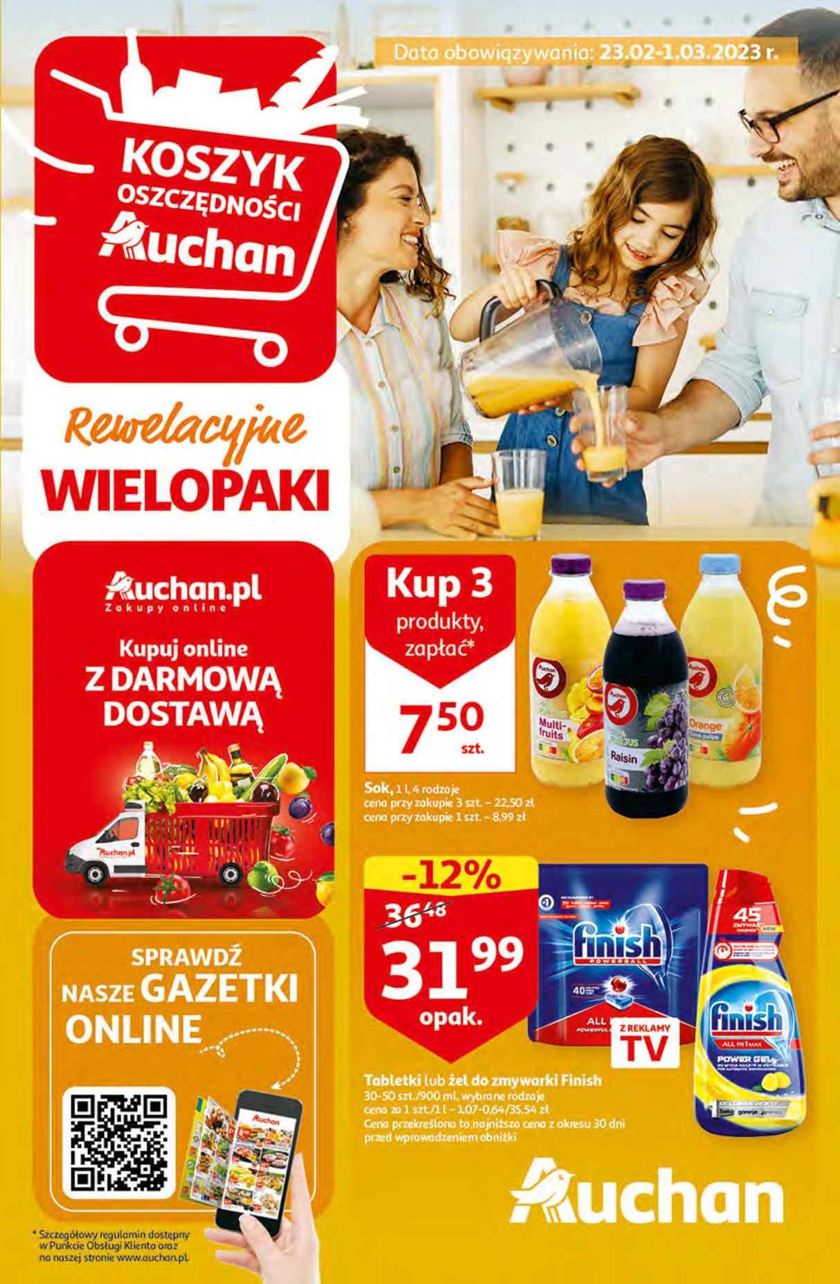 Gazetka promocyjna Auchan do 01/03/2023 str.0