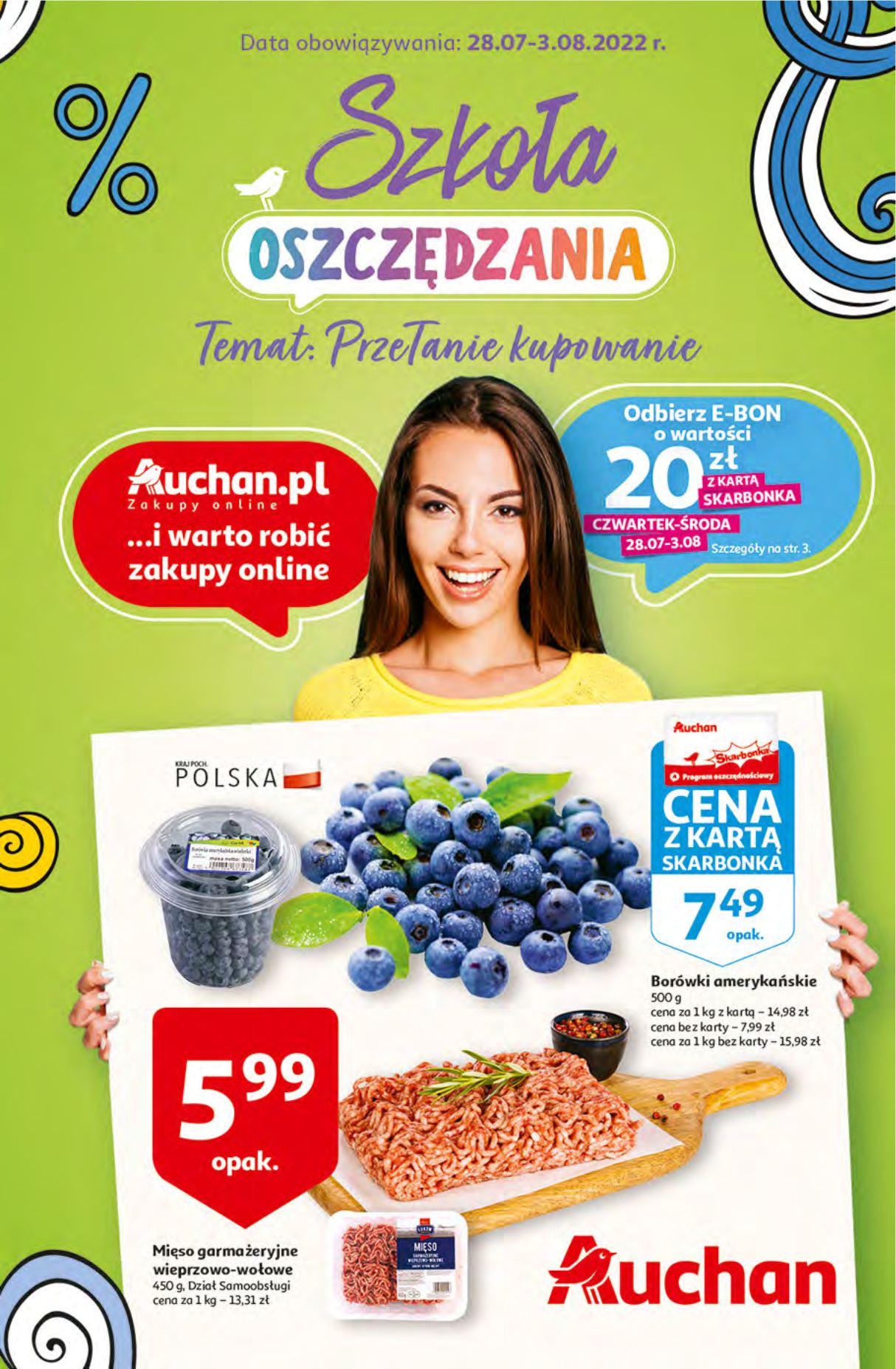 Gazetka promocyjna Auchan do 03/08/2022 str.1