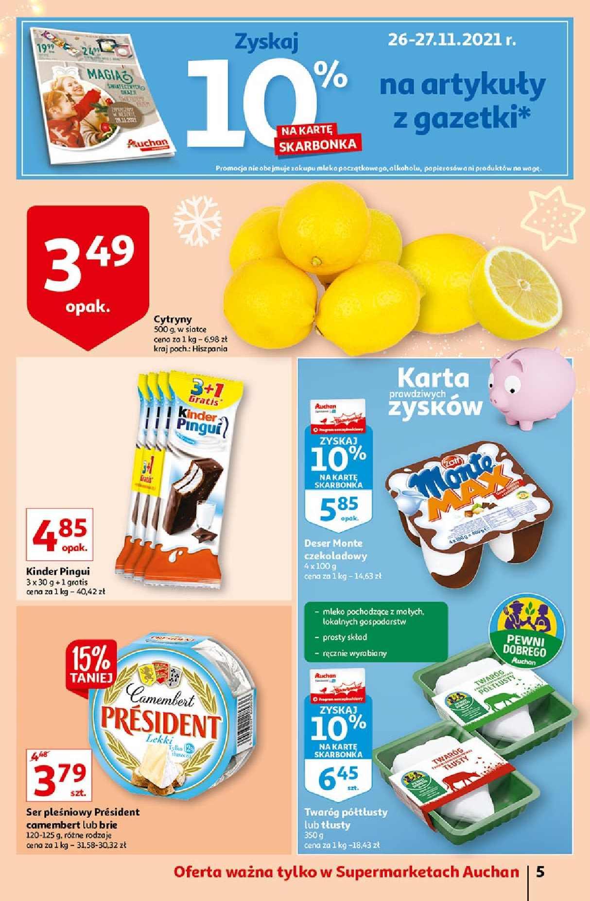 Gazetka promocyjna Auchan do 01/12/2021 str.5