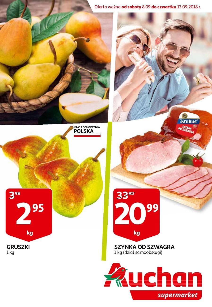 Gazetka promocyjna Auchan do 13/09/2018 str.1