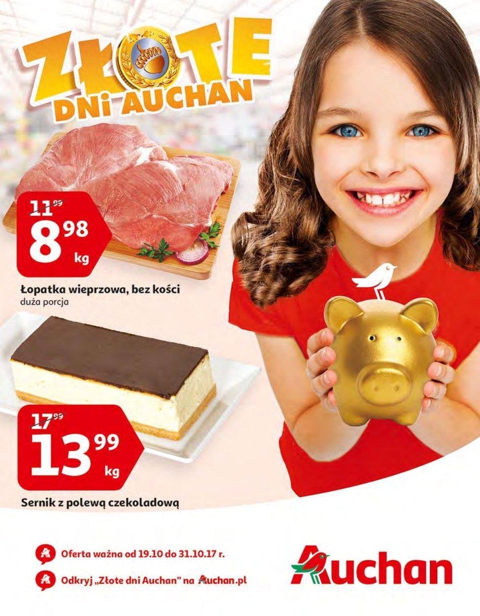 Gazetka promocyjna Auchan do 31/10/2017 str.1