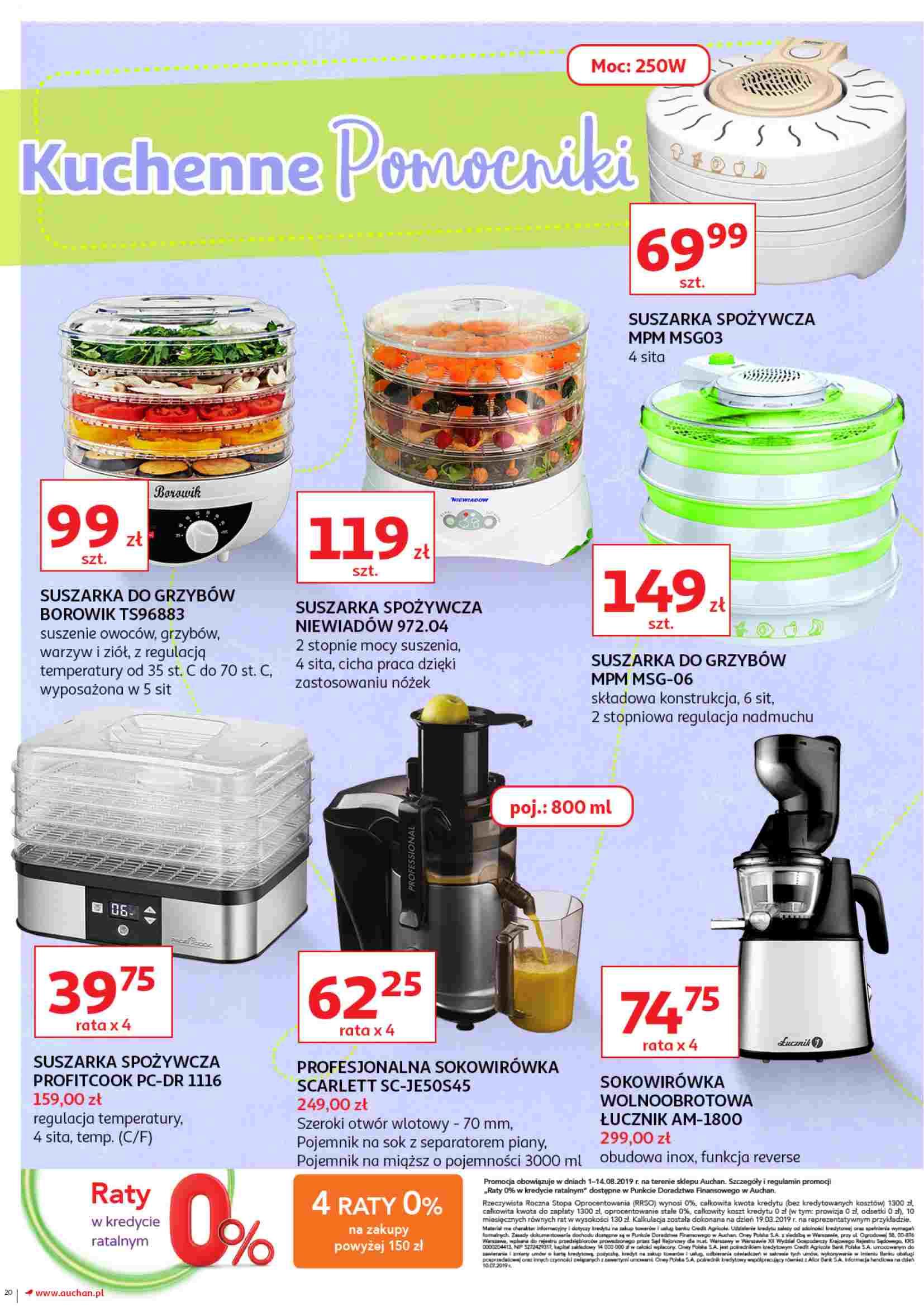 Gazetka promocyjna Auchan do 14/08/2019 str.20