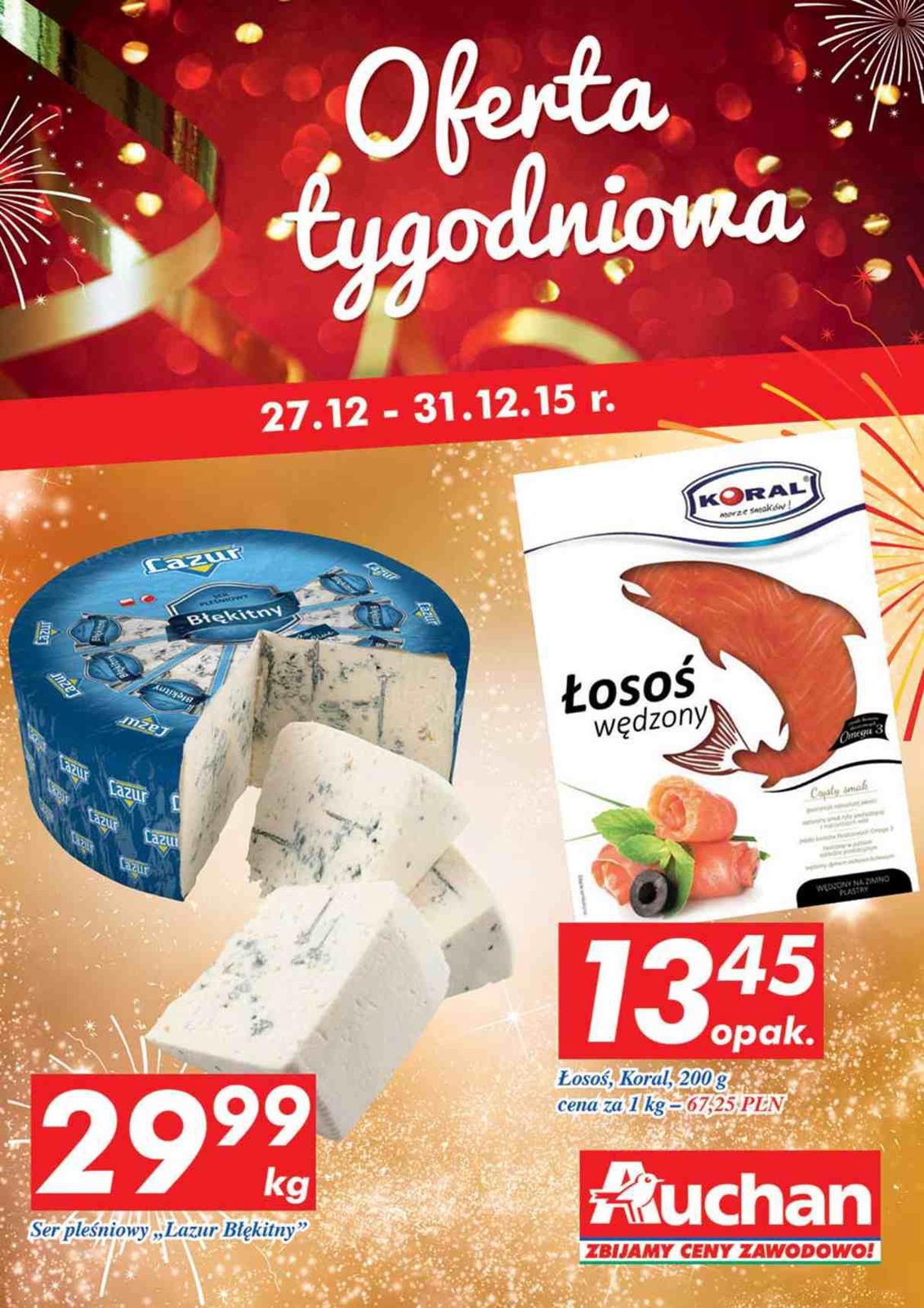 Gazetka promocyjna Auchan do 31/12/2015 str.1