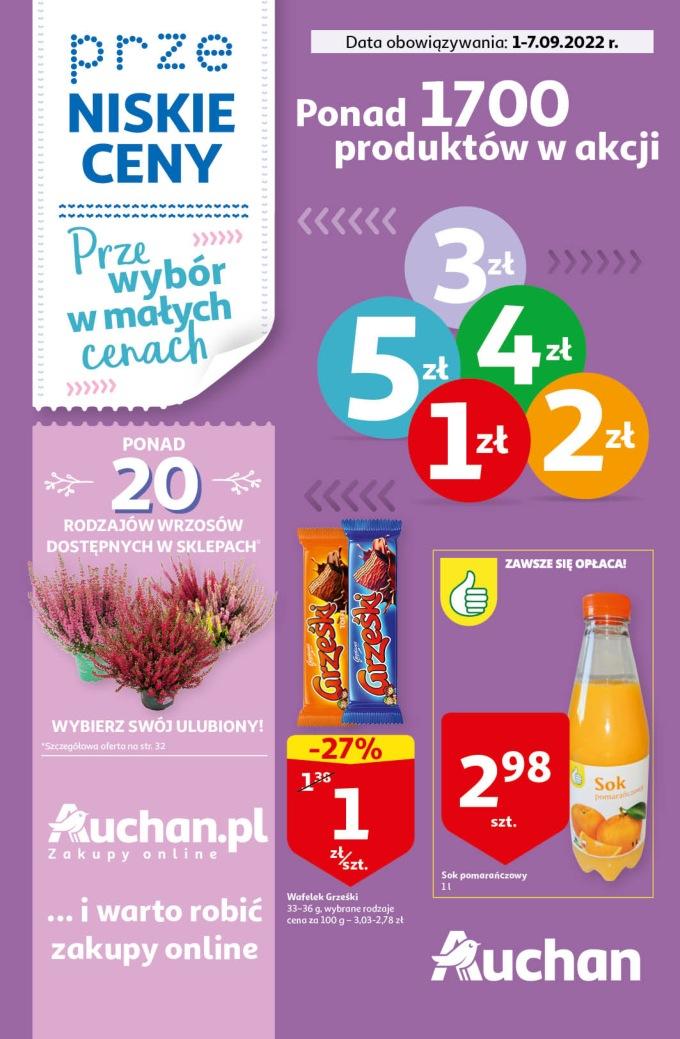 Gazetka promocyjna Auchan do 07/09/2022 str.0