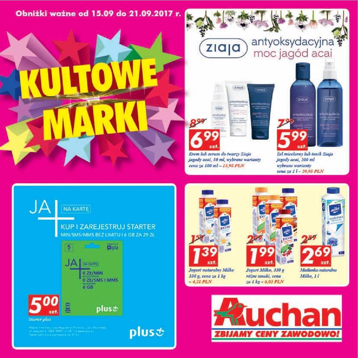 Gazetka promocyjna Auchan do 21/09/2017 str.0