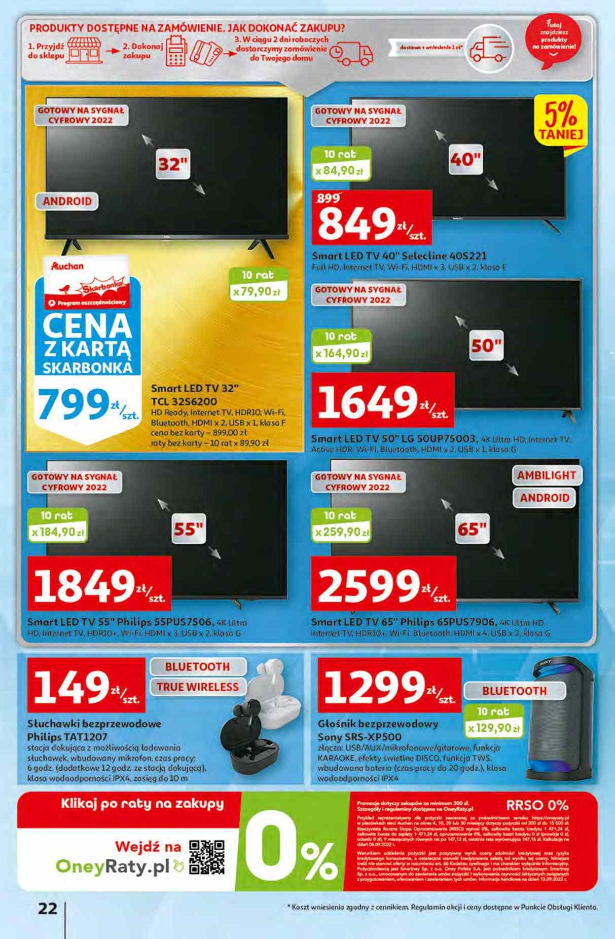 Gazetka promocyjna Auchan do 05/10/2022 str.22