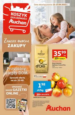 Auchan gazetka  - od 21/09/2023 do 27/09/2023
