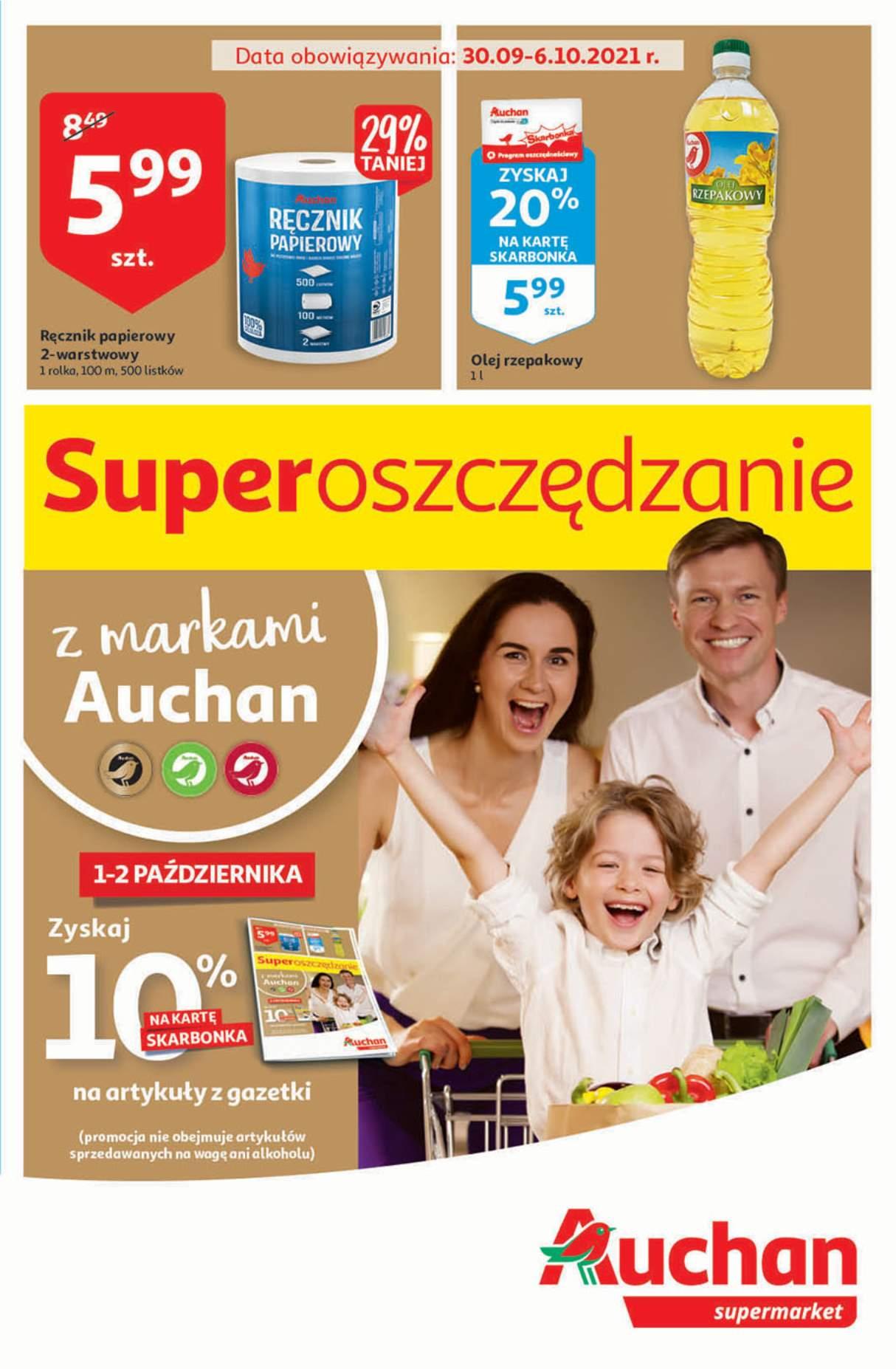 Gazetka promocyjna Auchan do 06/10/2021 str.0