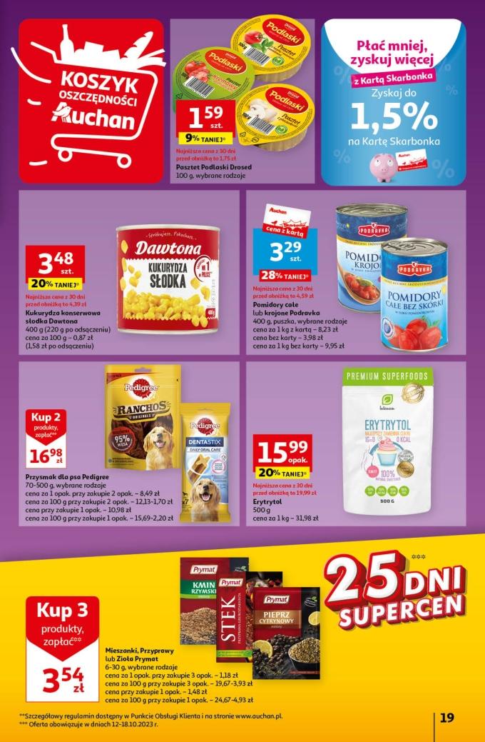 Gazetka promocyjna Auchan do 18/10/2023 str.19