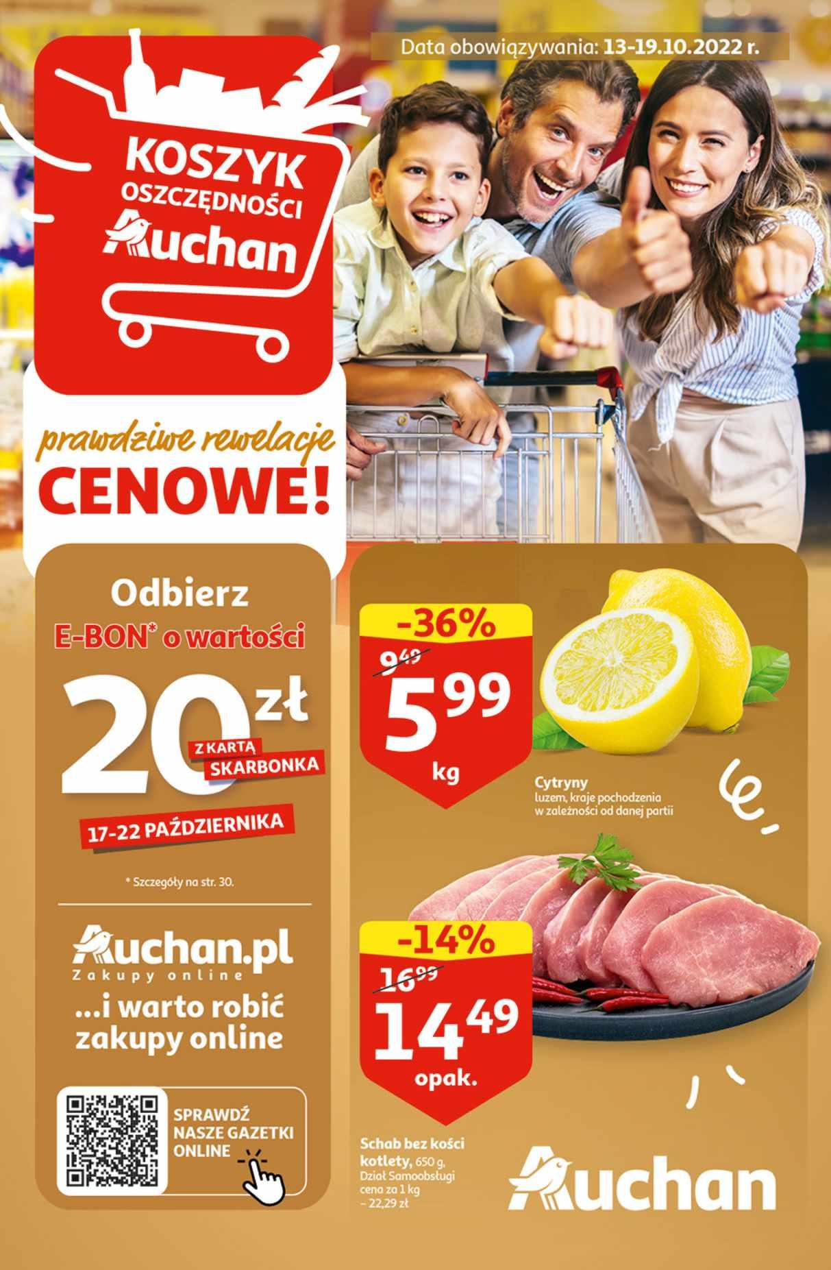 Gazetka promocyjna Auchan do 19/10/2022 str.0