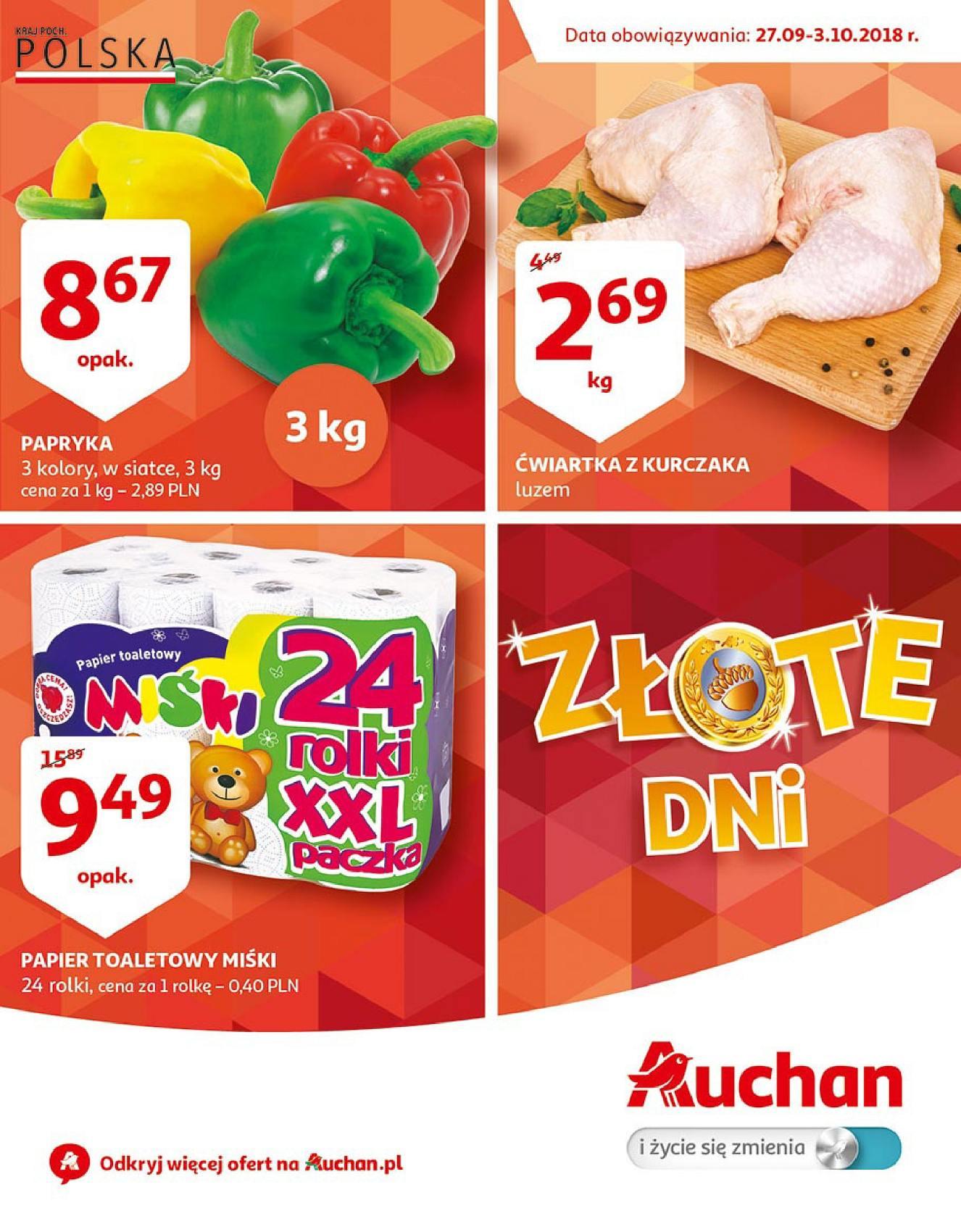 Gazetka promocyjna Auchan do 03/10/2018 str.1