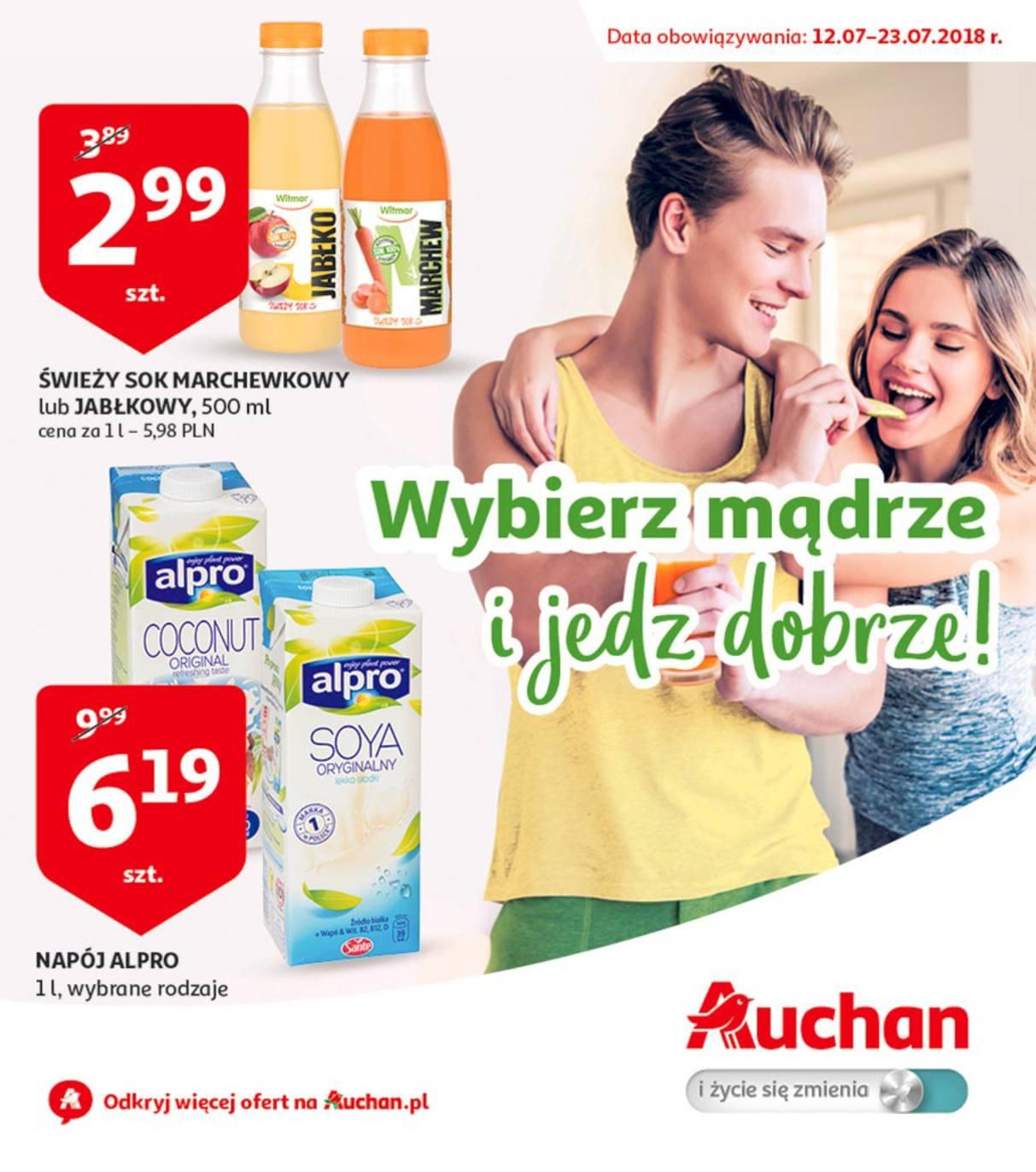 Gazetka promocyjna Auchan do 23/07/2018 str.1