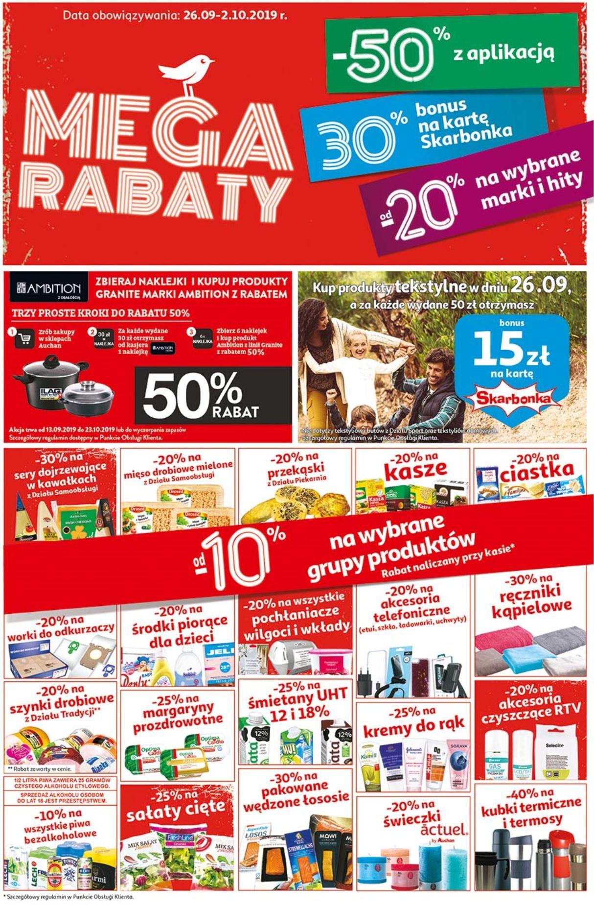 Gazetka promocyjna Auchan do 02/10/2019 str.1