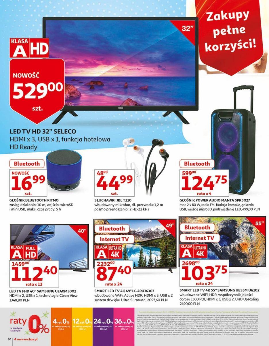 Gazetka promocyjna Auchan do 31/01/2018 str.30